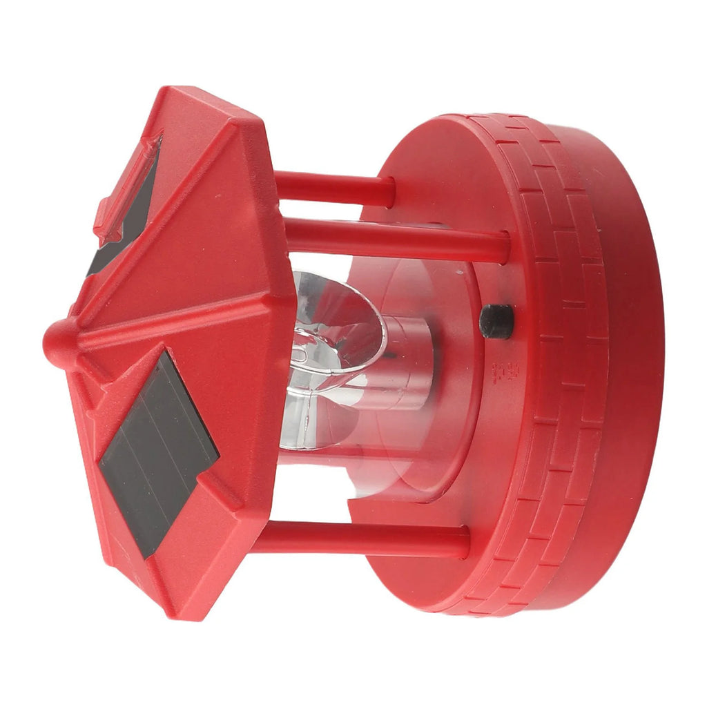 Garden Courtyard LED Solar Lighthouse Lawn Light Outdoor Waterproof Street Light Rotating Rockery Lighthouse Decorative Lights