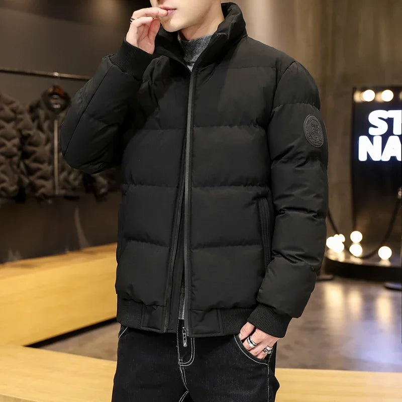 Winter Man Jackets Cotton-padded Parkas Puffer Jacket Men Warm Coats Thick Casual Outwear Streetwear Men's Clothing
