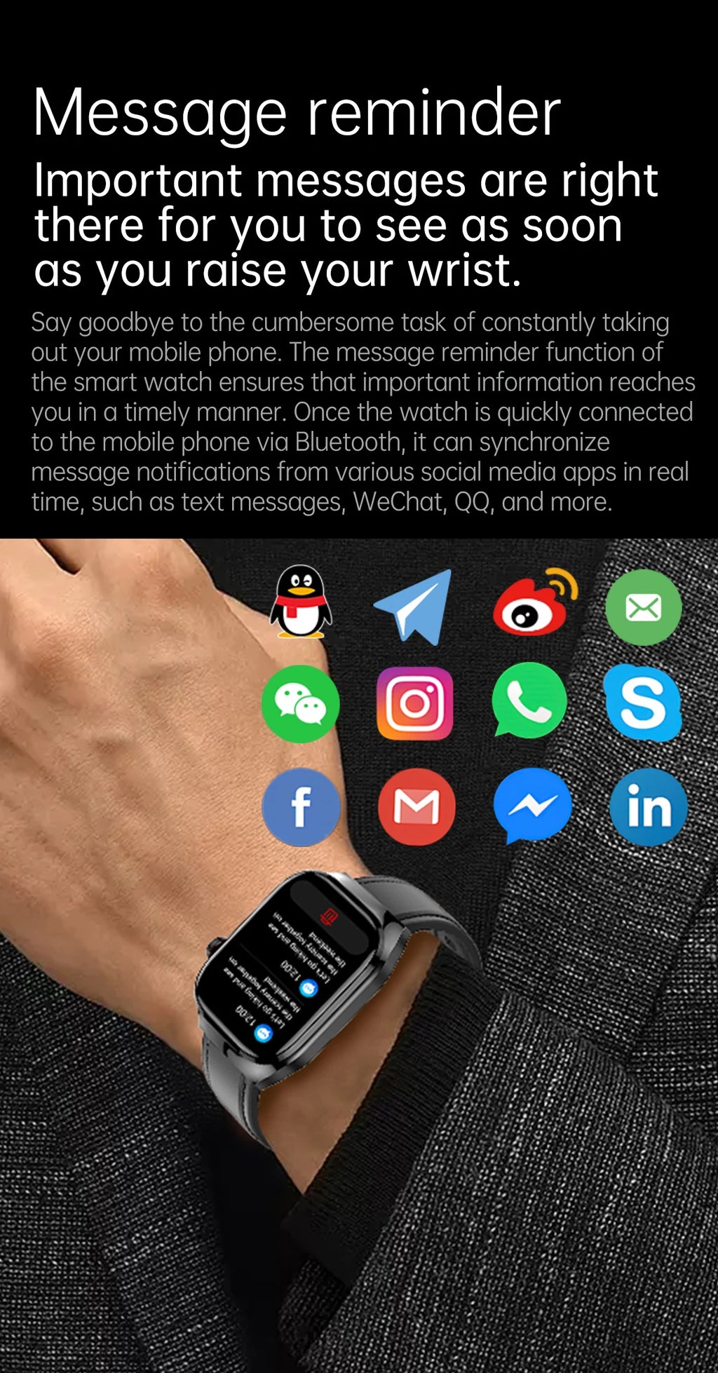 2025 New Men ECG+PPG Five Organs Health Diagnosis Smart Watch Uric Acid Blood Lipids Blood Pressure Temp Heart Rate Smartwatches