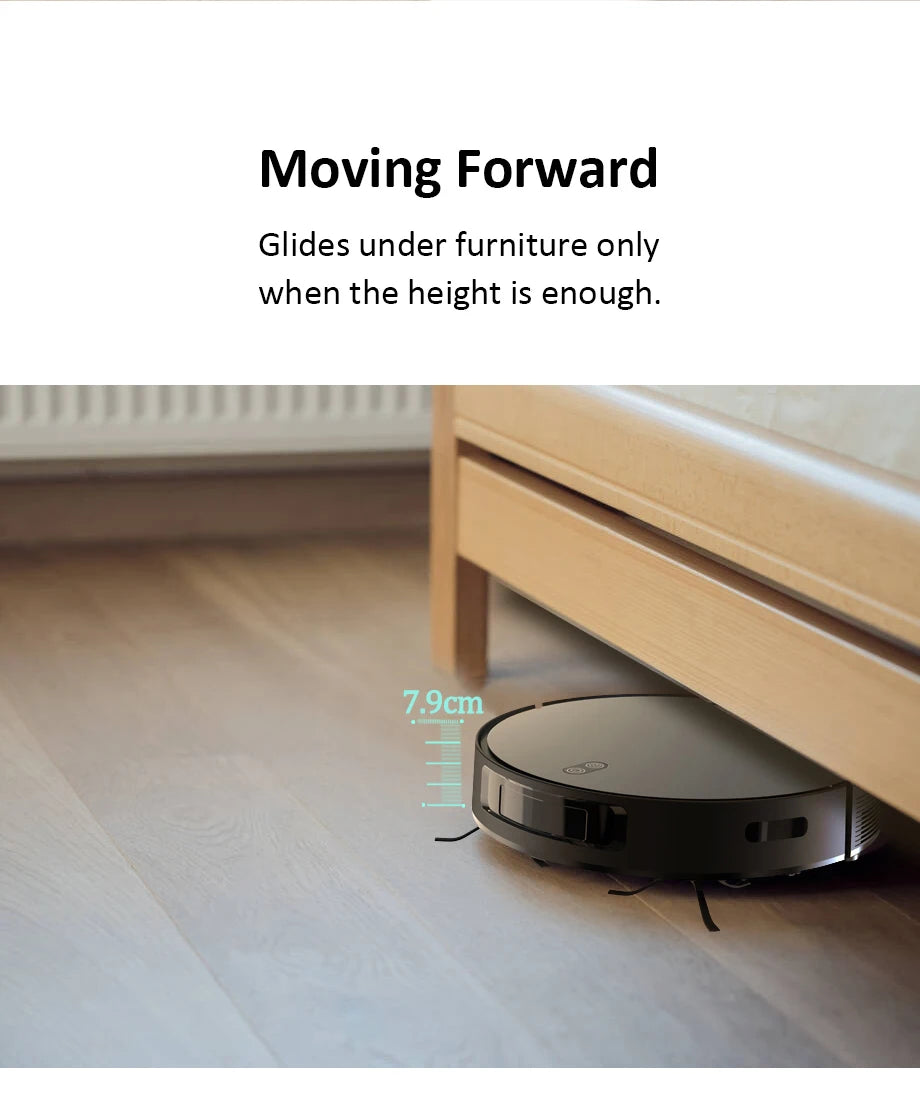 Robot Vacuum Cleaner Combo Mop,4000PA Suction Robotic,WiFi/Voice Control,Auto-Recharge,Pet Hair For Home Vacuum Cleaning Robot