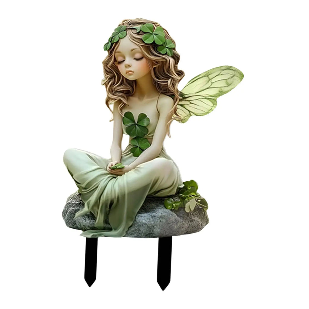Garden Stake Decor Featuring Fairy Design for Outdoor Spaces
