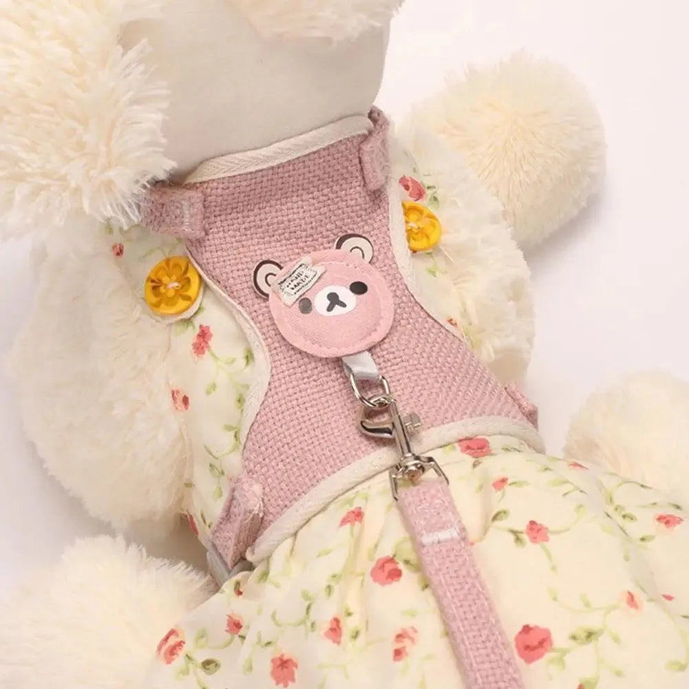 Kittens Harness Pet Collar Supplies for Cats Small Breeds Products Pets Collars Kitten Products Pet Puppy Harness Things