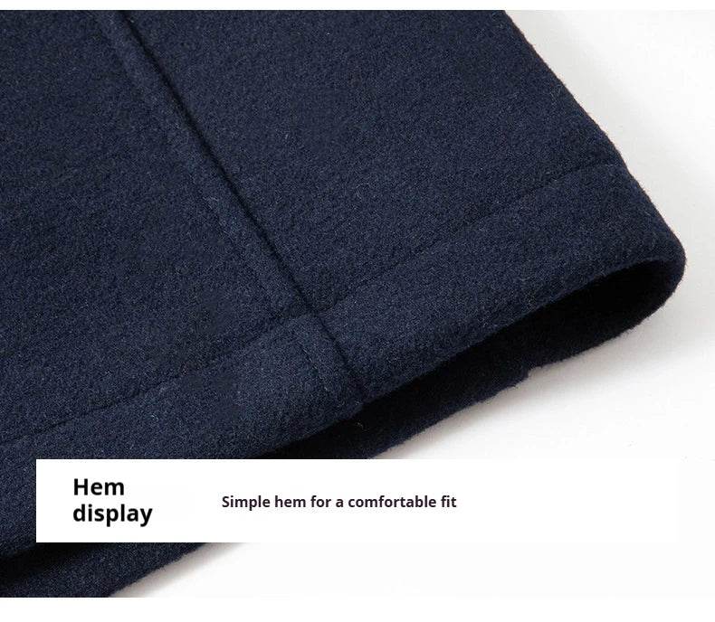2024 Autumn/Winter Jackets for Men's Clothing Business Woolen Coats for Men Fashion Double Collar Cold Resistant