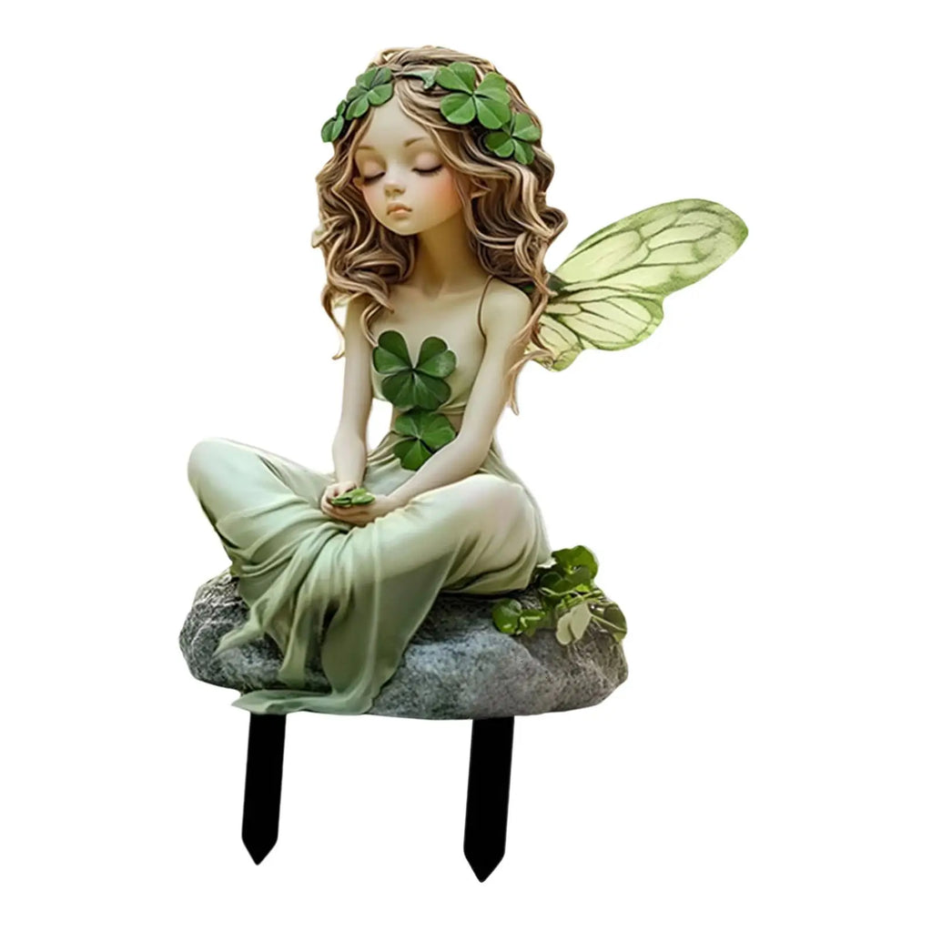 Garden Stake Decor Featuring Fairy Design for Outdoor Spaces