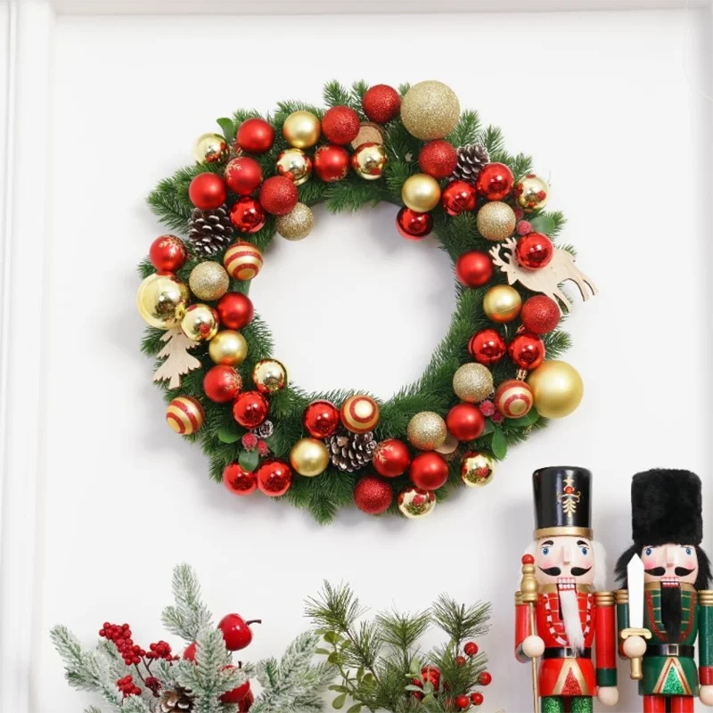 24pcs Christmas Balls Christmas Tree Ornaments Ball Xmas Hanging Tree Pendants Home Party Christmas Tree Decor New Year Gift