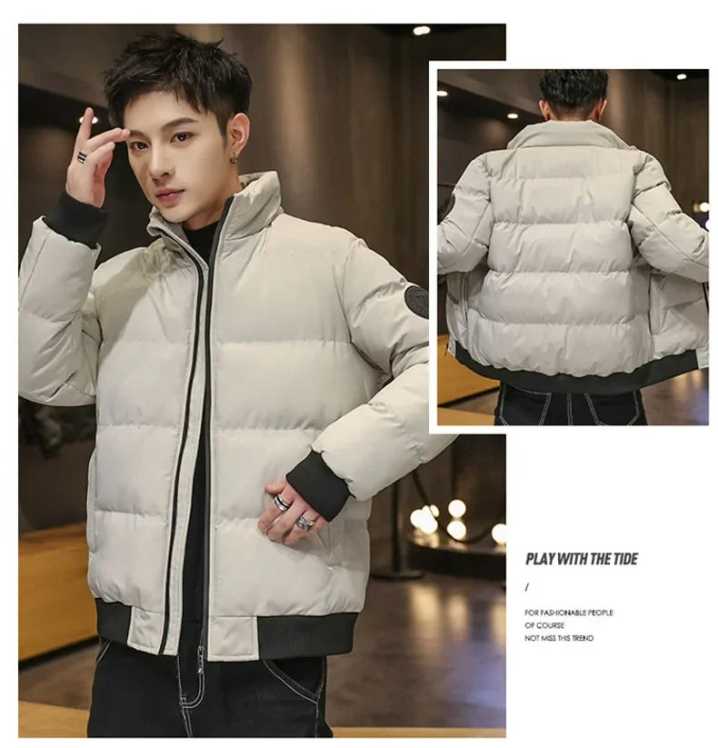 Winter Man Jackets Cotton-padded Parkas Puffer Jacket Men Warm Coats Thick Casual Outwear Streetwear Men's Clothing