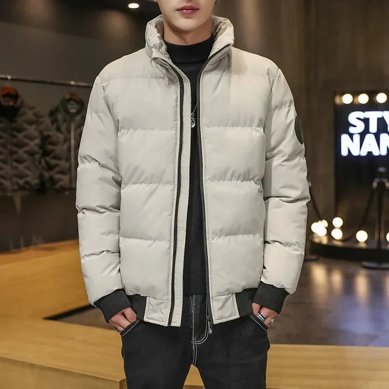 Winter Man Jackets Cotton-padded Parkas Puffer Jacket Men Warm Coats Thick Casual Outwear Streetwear Men's Clothing