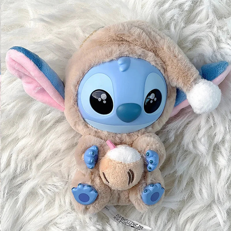 2025 New High Quality Stitch Eat Some Thing Before Sleep Series Pendant Cute Dolls Mystery Toys Boys And Girls Gifts