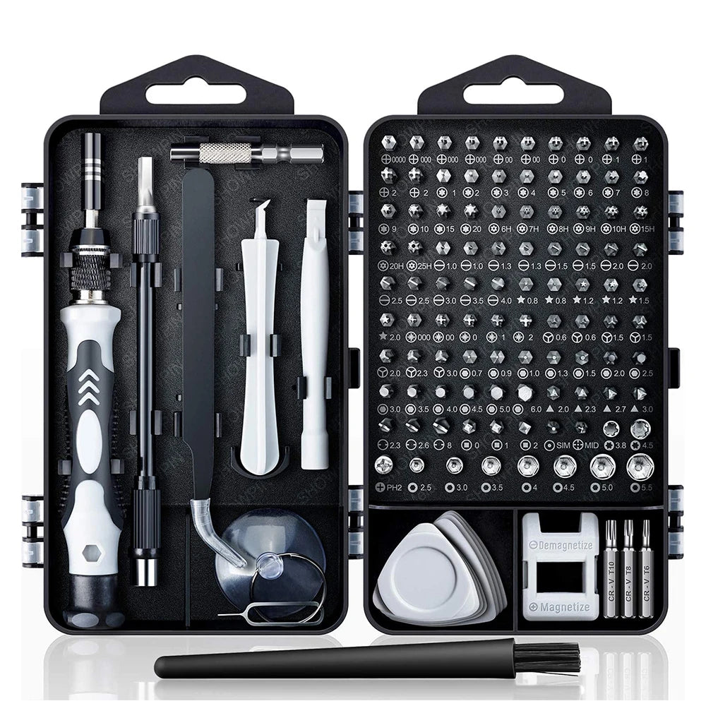 25/115/135/140 in1 Screwdriver Set  Magnetic Torx Phillips Screw Bit Kit  With Electrical Remover Wrench Repair Phone PC Tools