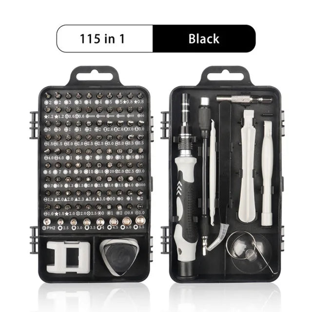 25/115/135/140 in1 Screwdriver Set  Magnetic Torx Phillips Screw Bit Kit  With Electrical Remover Wrench Repair Phone PC Tools