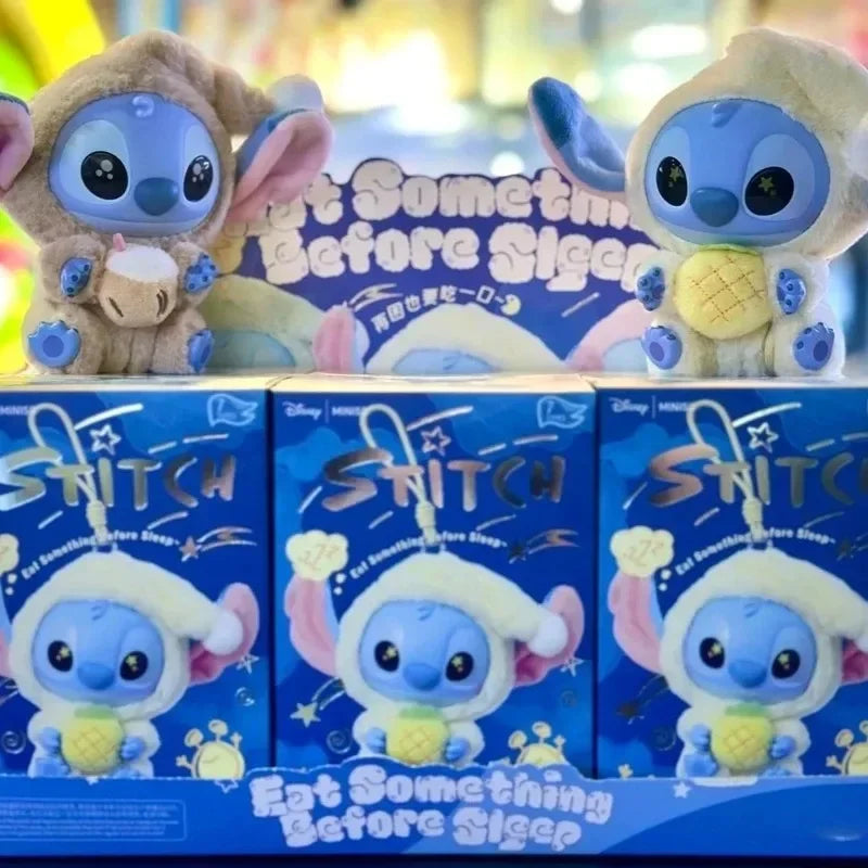 2025 New High Quality Stitch Eat Some Thing Before Sleep Series Pendant Cute Dolls Mystery Toys Boys And Girls Gifts