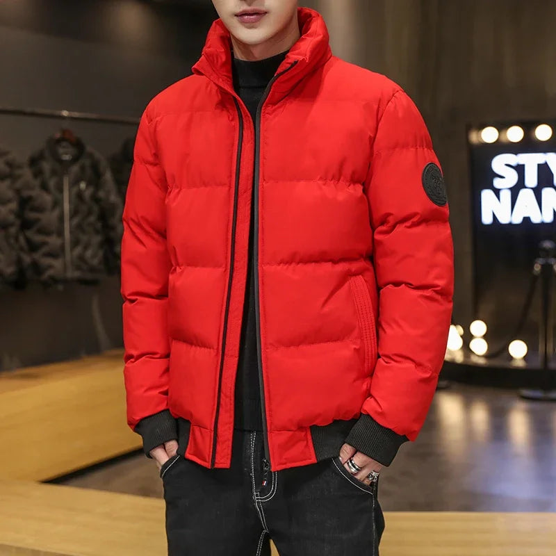 Winter Man Jackets Cotton-padded Parkas Puffer Jacket Men Warm Coats Thick Casual Outwear Streetwear Men's Clothing
