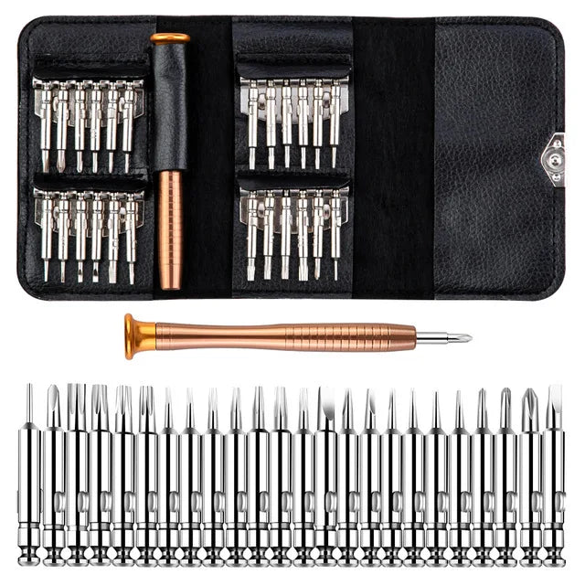 25/115/135/140 in1 Screwdriver Set  Magnetic Torx Phillips Screw Bit Kit  With Electrical Remover Wrench Repair Phone PC Tools