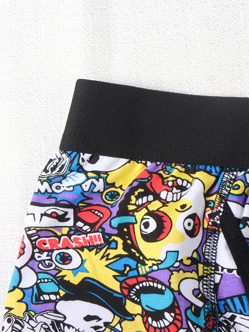 5-Piece Boys Ultra-Soft Cotton Boxer Brief Set - Moisture-Wicking, Vibrant Cartoon Prints, Athletic Sport Performance
